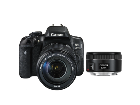 Canon EOS 750D + EF-S 18-135 IS STM + EF 50 f1,8