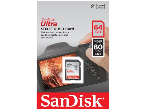 SanDisk Ultra SDXC 64GB UHS-I U1