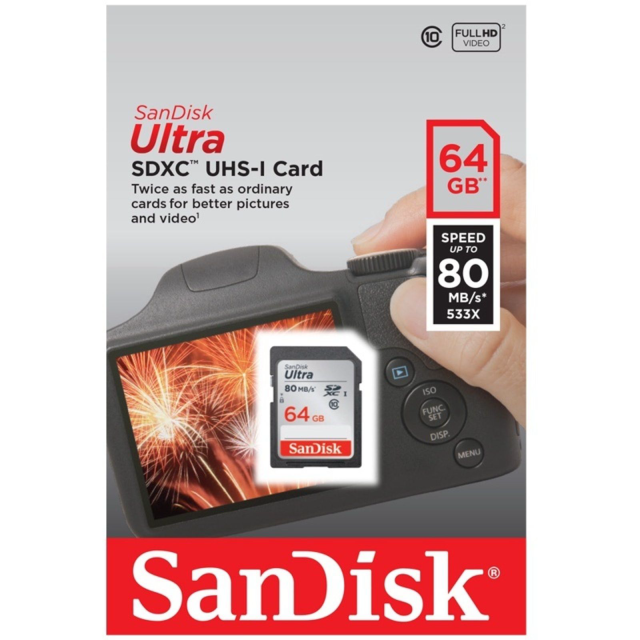 SanDisk Ultra SDXC 64GB UHS-I U1