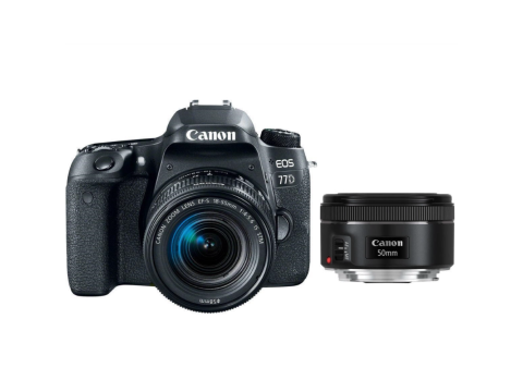 Canon EOS 77D + EF-S 18-55 IS STM + EF 50 f/1,8