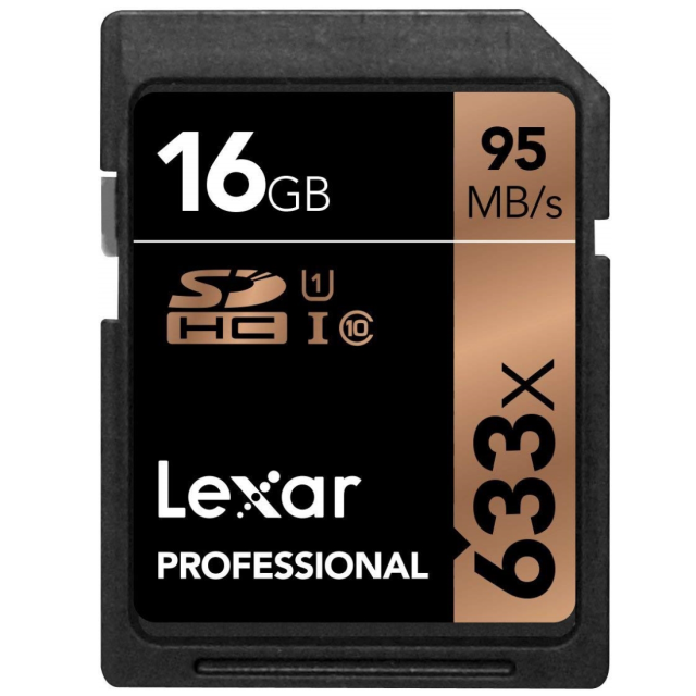 Lexar Professional 633x 16GB SDHC UHS-I/U1