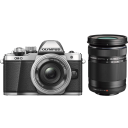 Olympus OM-D E-M10 Mark II stříbrná+ 14-42mm IIR + 40-150mm R