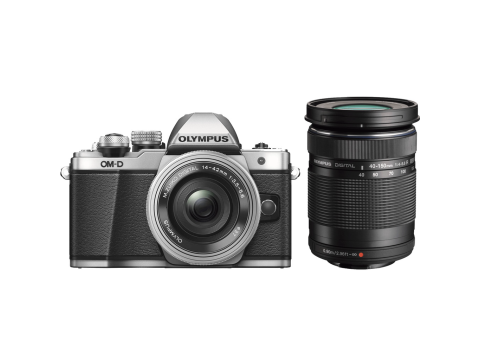 Olympus OM-D E-M10 Mark II silver + 14-42mm IIR + 40-150mm R