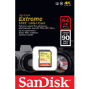 SanDisk SDXC Extreme 64GB UHS-I U3, CLASS 10