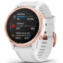 Garmin Fenix 6S PRO Glass, RoseGold  White Band