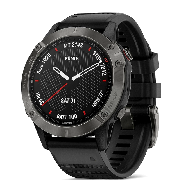 Garmin Fenix 6 Pro Sapphire Gray/black band