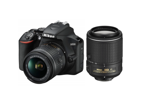 Nikon D3500 + 18-55mm AF-P DX VR + 55-200mm AF-S DX VR