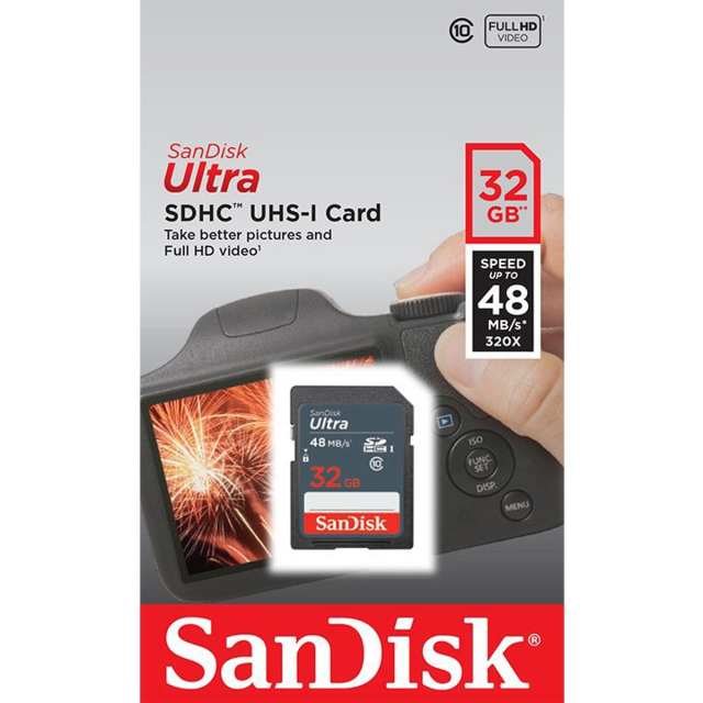 SanDisk Ultra SDHC 32GB UHS-I U1