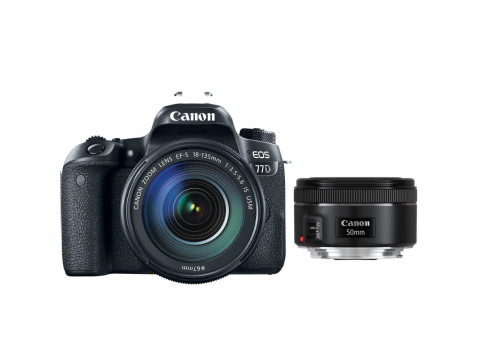 Canon EOS 77D + EF-S 18-135 IS USM + EF 50 f/1,8
