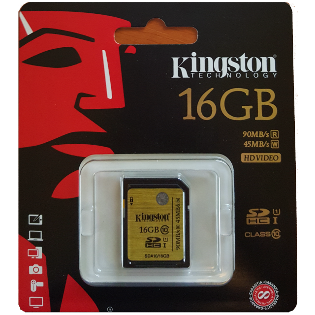 Kingston SDHC 16GB Ultimate class 10