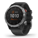 Garmin Fenix 6 Solar, Silver/Black Band