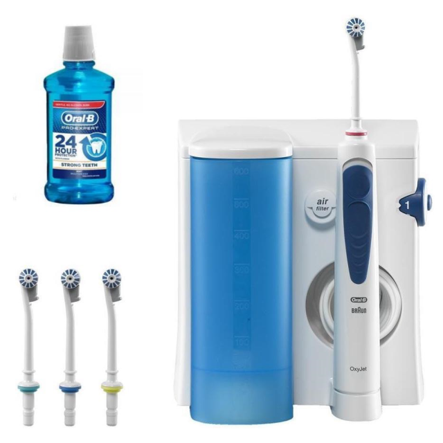 Braun Oral-B Care Oxyjet MD20 + MouthWash