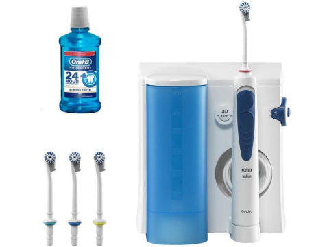 Braun Oral-B Care Oxyjet MD20 + MouthWash