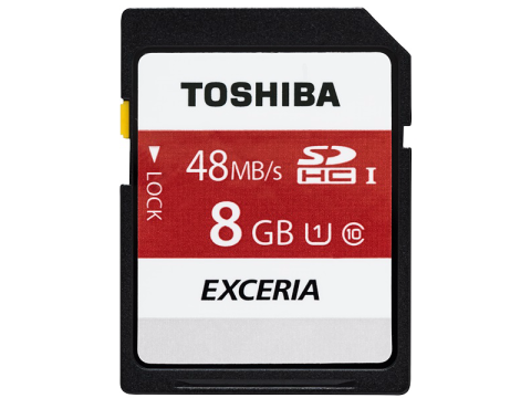Toshiba SDHC 8GB  UHS-I class 10, 48MB/s ( BULK )