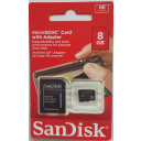 SanDisk SDHC 8GB Class 4 + adapter