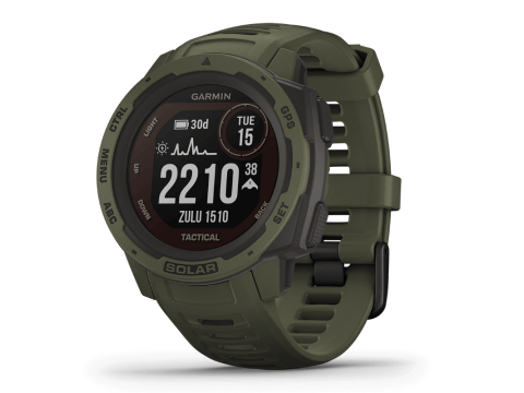 Garmin Instinct Solar, Tactical Edition, Moss