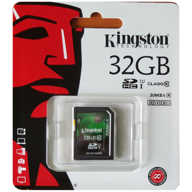 Kingston SDHC 32GB Class 10