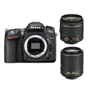 Nikon D7100 + 18-55 AF-P VR + 55-200 mm VR II