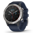 Garmin Quatix® 6 Gray with Captain Blue Band