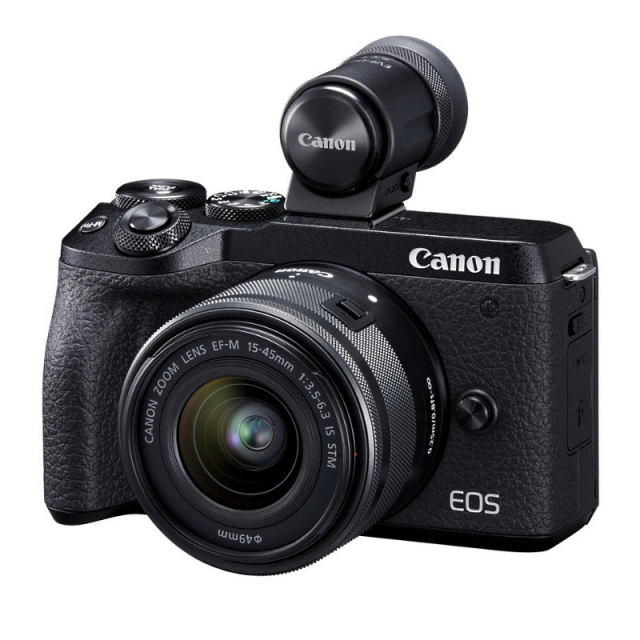 Canon EOS M6 Mark II + 15-45 mm+ EVF