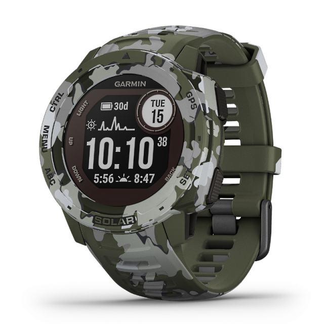 Garmin Instinct Solar, Camo Lichen