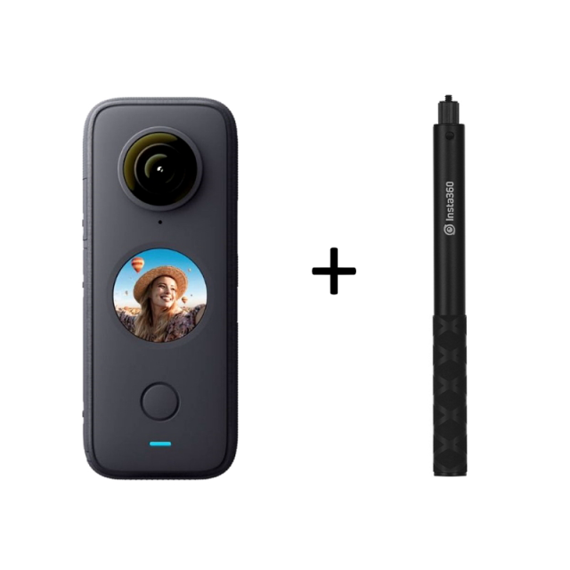 Insta360 ONE X2 + Insta360 ONE X Selfie Stick