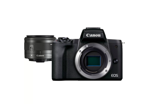 Canon EOS M50 Mark II Black+ EF-M 15-45 mm IS STM