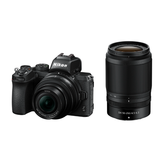 Nikon Z50 + 16-50 mm VR + 50 - 250 mm VR