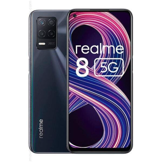 REALME 8 5G  (Crna) 6,5", 6/128GB, 48 Mpix + 2 Mpix + 2 Mpix