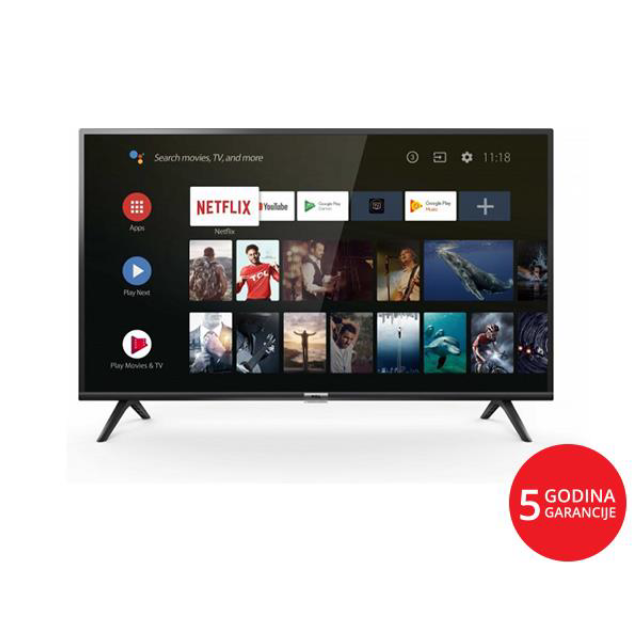 TCL Smart TV 40ES560, 40", Full HD, DVB-T/T2/C/S2