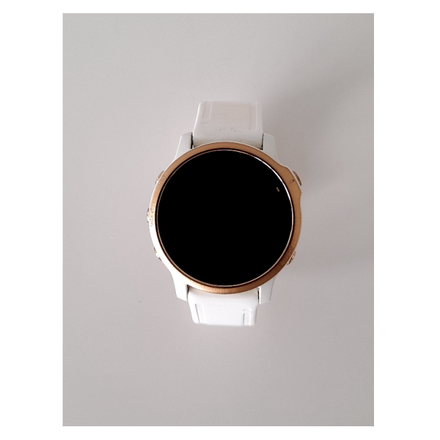 Garmin Fenix 6S PRO Glass, RoseGold/White Band BAZAR - POUŽÍVANÉ
