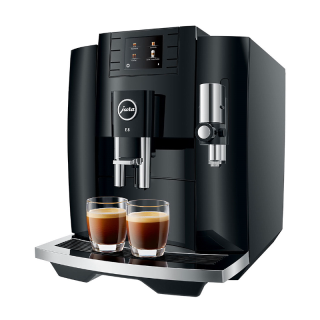 Jura E8 (EB) Piano Black 14 tage vom kunden zurück