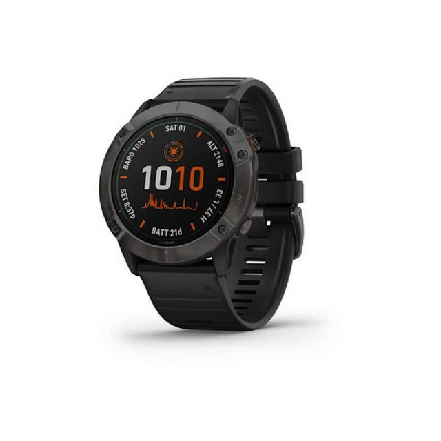 Garmin Fenix 6x Pro SOLAR Carbon Grey Black band