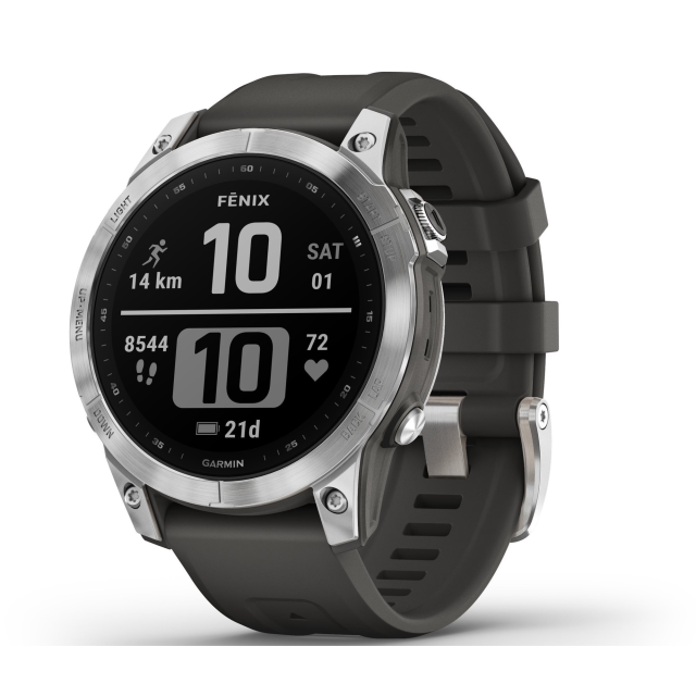 Garmin fenix 7 Silver / Black Band