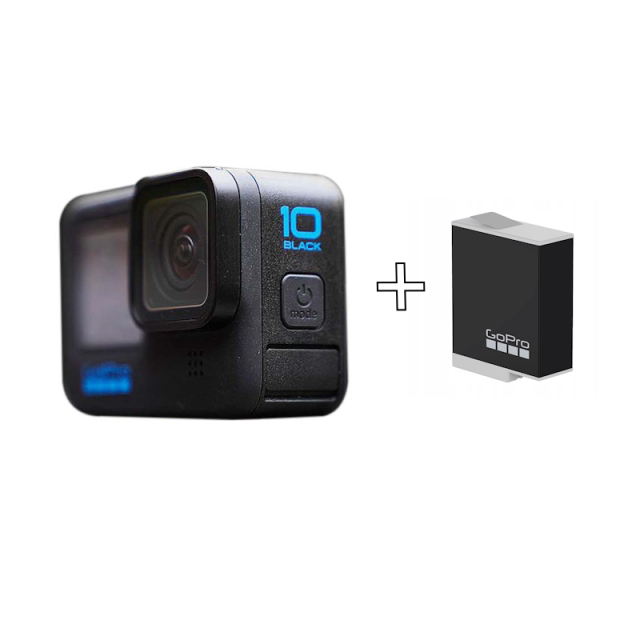 GoPro Hero10 Black + Enduro Rechargeable Battery