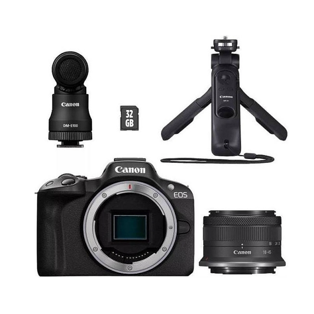 Canon EOS R50 + RF-S 18-45mm 4.5-6.3 IS STM Creator Kit
