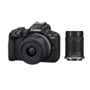 Canon EOS R50 + RF-S 18-45mm IS STM + RF-S 55-210 mm IS STM, Black