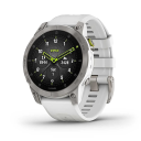 Garmin epix™ (Gen 2) Sapphire Edition Titanium / White Band (010-02582-21)