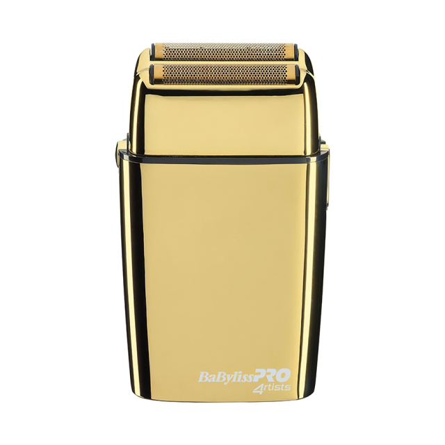 BaByliss Pro FXFS2GE Double Foil Metal Shaver Gold