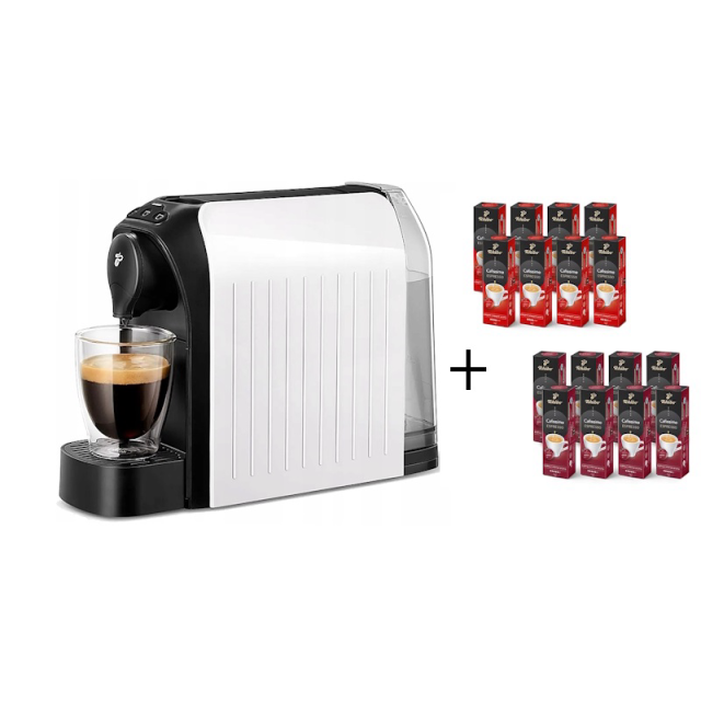 Tchibo Cafissimo Easy White + Elegant capsule + Intense capsule