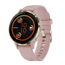 Garmin Venu 3S, Cream Gold/Dust Rose Silicone Band