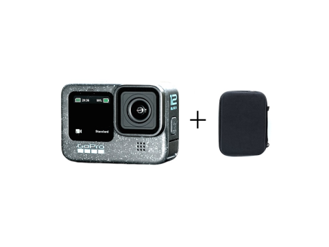 GoPro Hero12 + Bag Action Camera Black