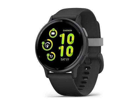 Garmin vívoactive 5 Slate / Black Silicone Band