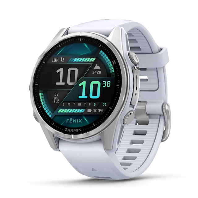 Garmin fenix 8 Amoled 43 mm Silver / Whitestone Band