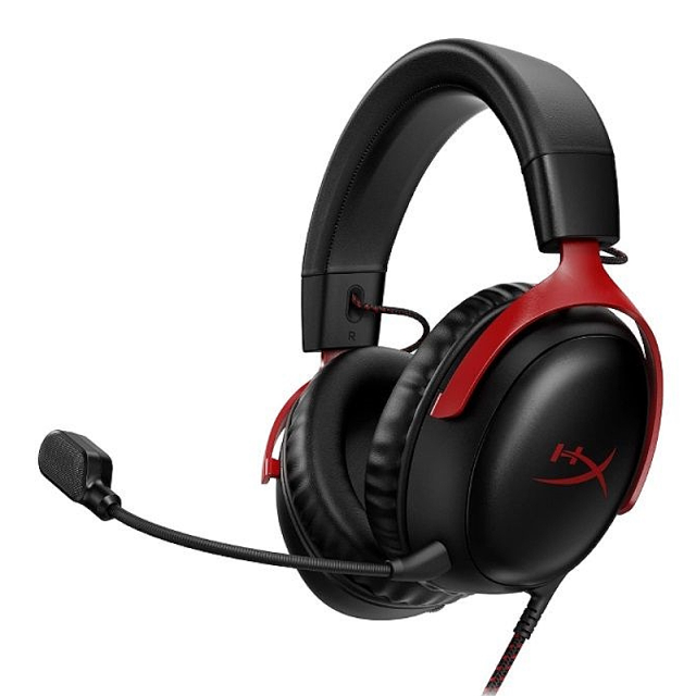 HyperX Cloud III Gaming Headset Black-Red