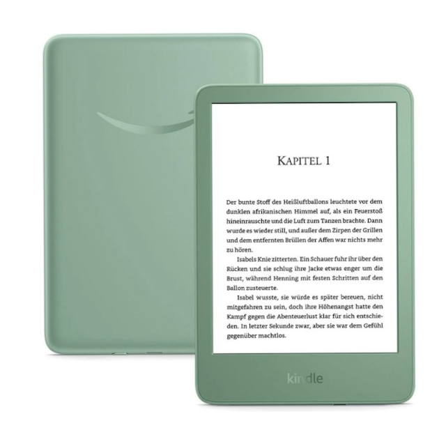 Amazon Kindle 2024 16GB Matcha Green (s reklamou)