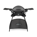 Weber Q 2400 grill with Stand, Dark Grey