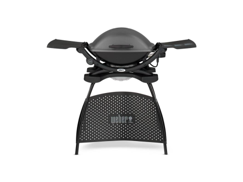 Weber Q 2400 grill with Stand, Dark Grey