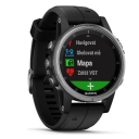 Garmin Fenix 5S Plus Silver Optic, black band.Picture3