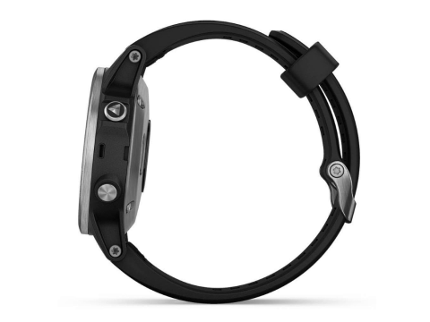 Garmin Fenix 5S Plus Silver Optic, black band.Picture6